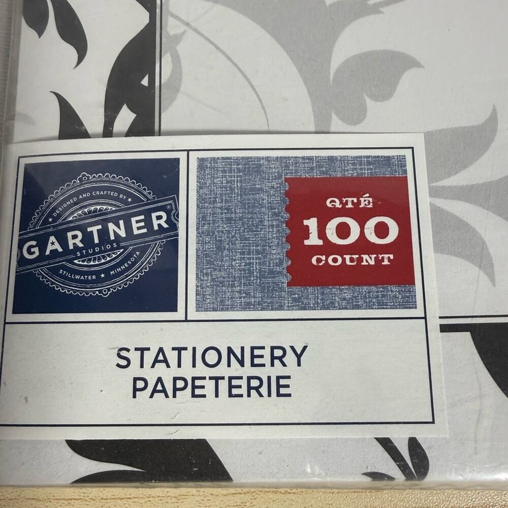 Gartner Studios Black and Gray Stationery Set - Picture 3 of 8